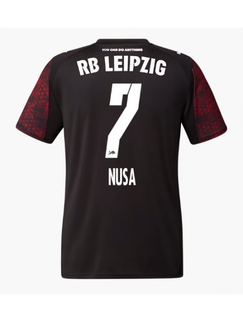 RB Leipzig Antonio Nusa #7 Ausweichtrikot 2025-26 Kurzarm RB Leipzig Antonio Nusa #7 Ausweichtrikot 2025-26 Kurzarm